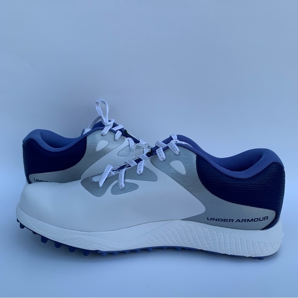 UNDER ARMOUR Women’s Charged Breathe 2 Spikeless Golf Shoes Sz 8.5 White - Picture 1 of 12